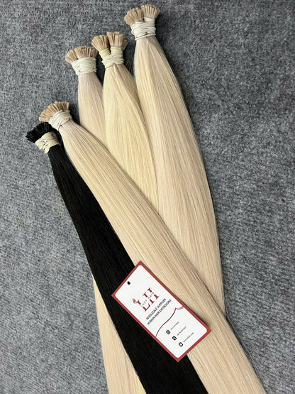 Flat Keratin Hair Extensions #12 Color 100% Vietnamese Human Hair