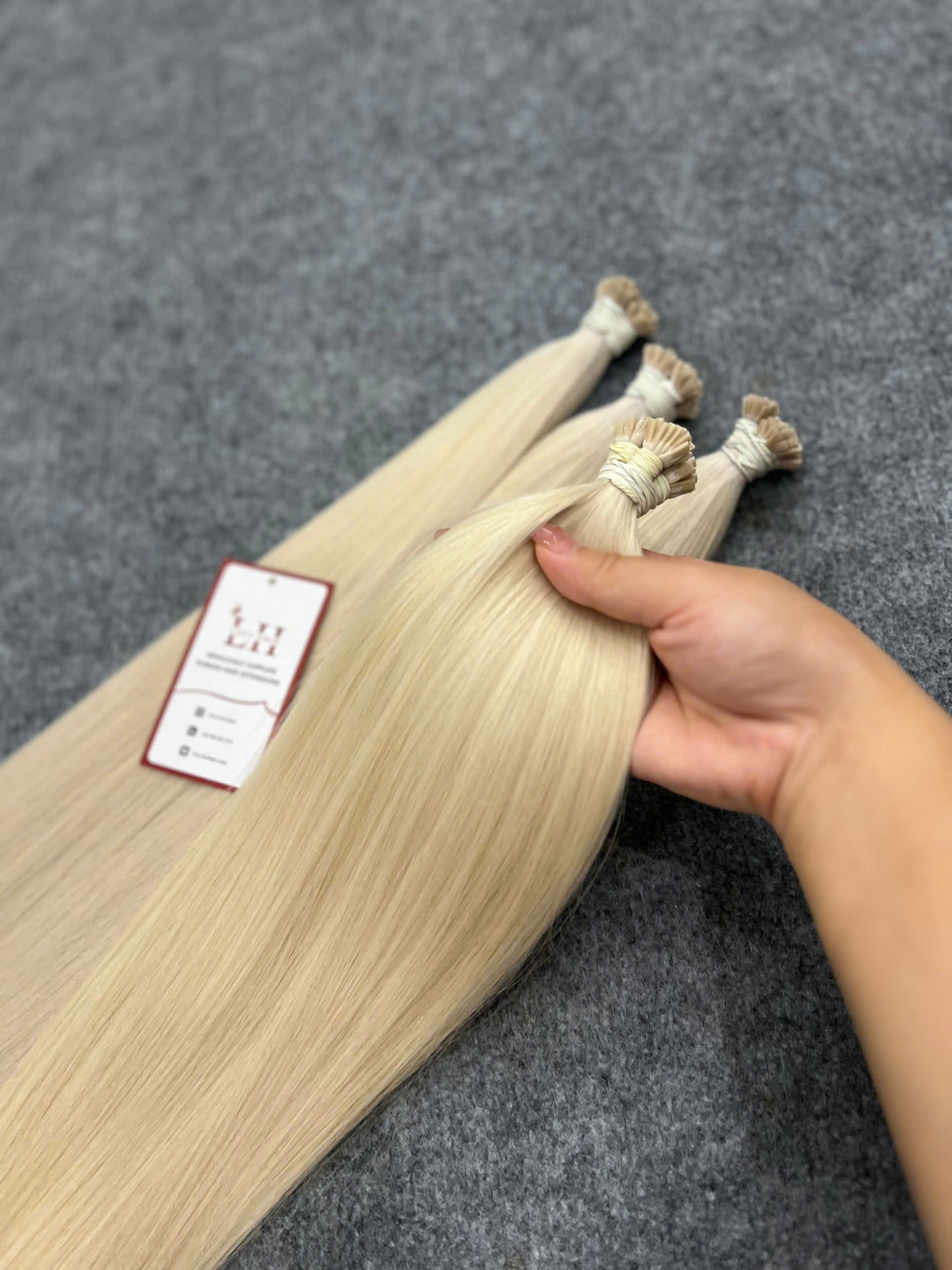 Flat Keratin Hair Extensions #12 Color 100% Vietnamese Human Hair