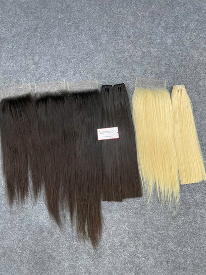 5×5 Straight Lace Closure Natural Straight Vietnamese Raw Hair Best Seller