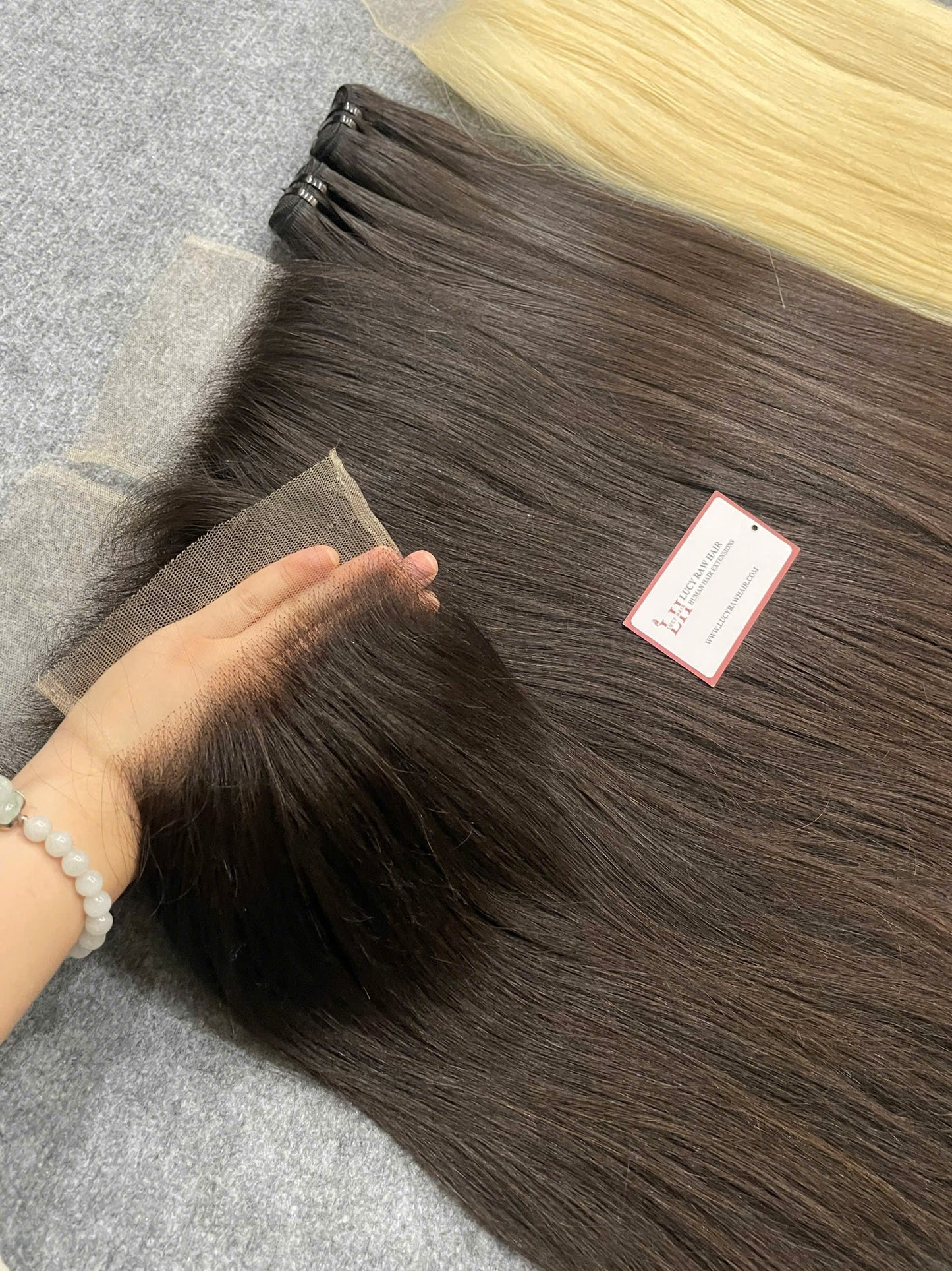 5×5 Straight Lace Closure Natural Straight Vietnamese Raw Hair Best Seller