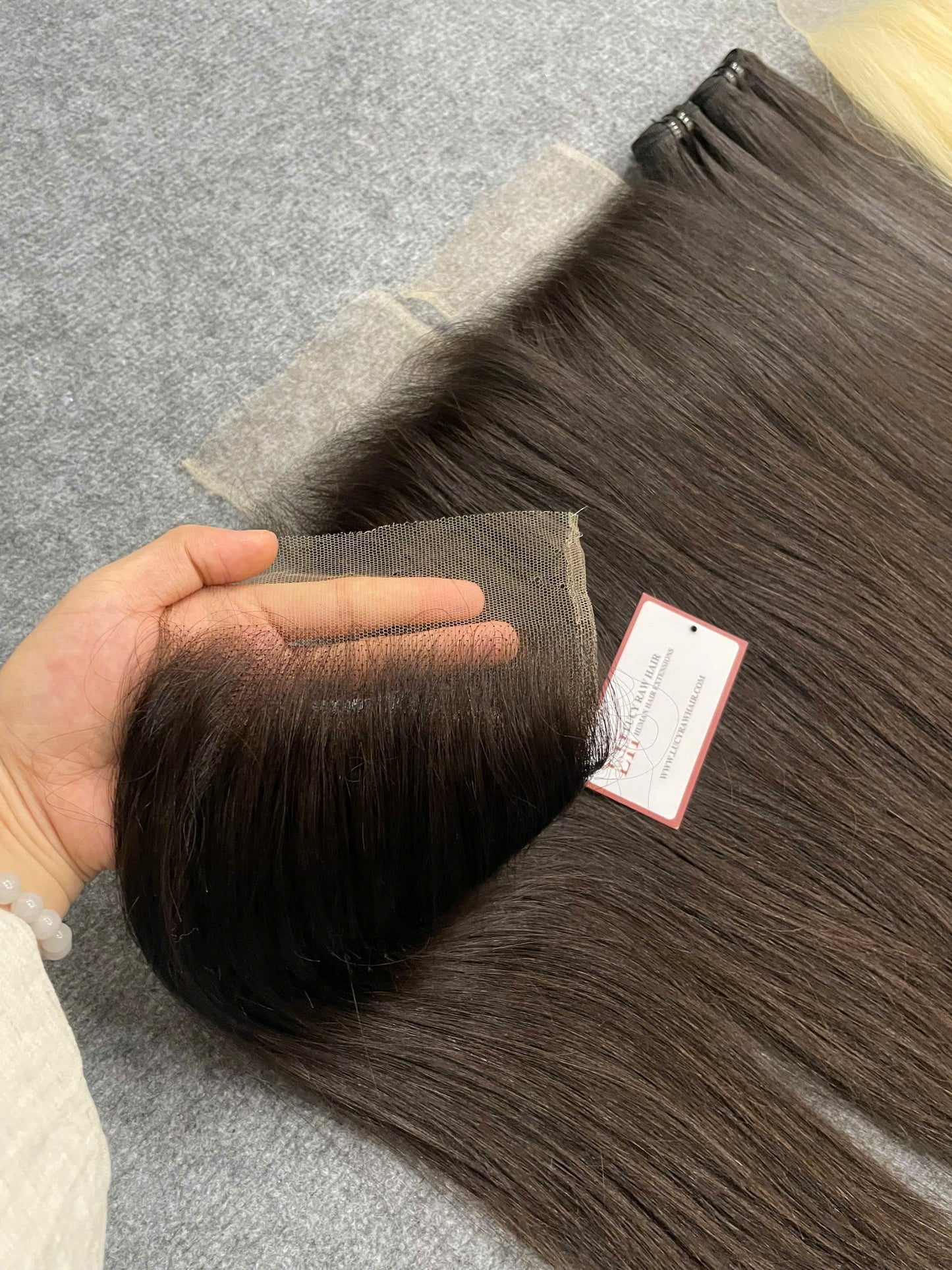 5×5 Straight Lace Closure Natural Straight Vietnamese Raw Hair Best Seller