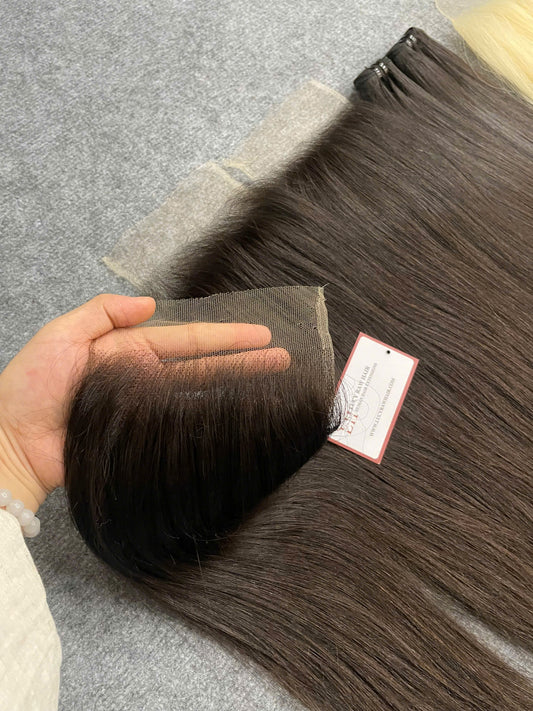 5×5 Straight Lace Closure Natural Straight Vietnamese Raw Hair Best Seller