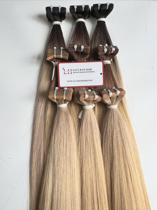 Tape In Extensions Natural Straight Human Hair Premium Standard Vietnamese Raw Hair Luxury Quality