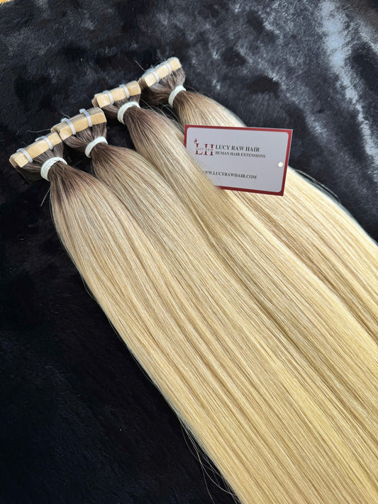 Tape-In Extensions Ombre Color Best Quality 24 Inches 60 Cm