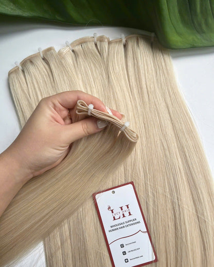 Genius Weft Extensions Straight Raw Hair Extensions #60 Color All Length Vietnamese One Donor Hair Best Selling