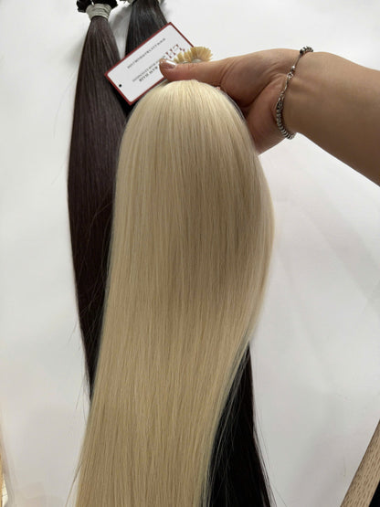 Flat Tip Keratin Bonds Hair Extensions Super Standard Vietnamese Raw Human Hair #60 color Best Quality