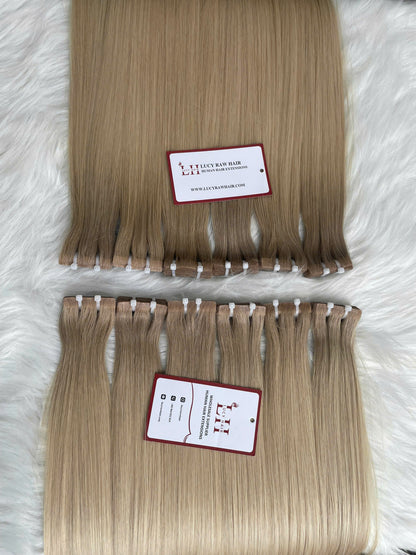 Invisible Tape-In Hair Extensions #BB Color 20 Inches 50 Cm Super Premium Vietnamese Virgin Human Hair Luxury Quality