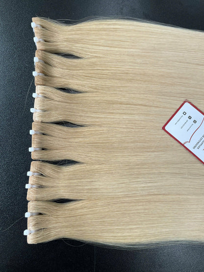 Invisible Tape-In Hair Extensions #BB Color 20 Inches 50 Cm Super Premium Vietnamese Virgin Human Hair Luxury Quality
