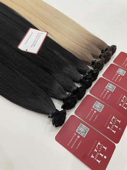 Wholesale Flat Tip Hair Extensions Straight Hair 100% Vietnamese Raw Hair Best Price