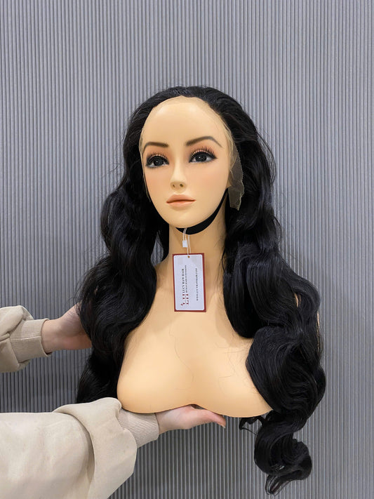 13×6 HD Lace Front Wigs Natural Black Straight Raw Hair Vietnam Top Quality