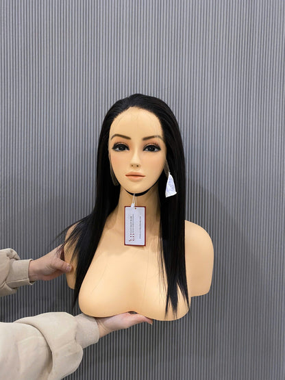 Bone Straight Wig Vietnamese Hair Top Quality 13×6 Lace Frontal 18 Inch Hair